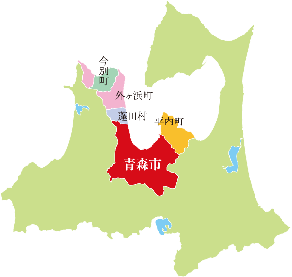 青森圏域マップ